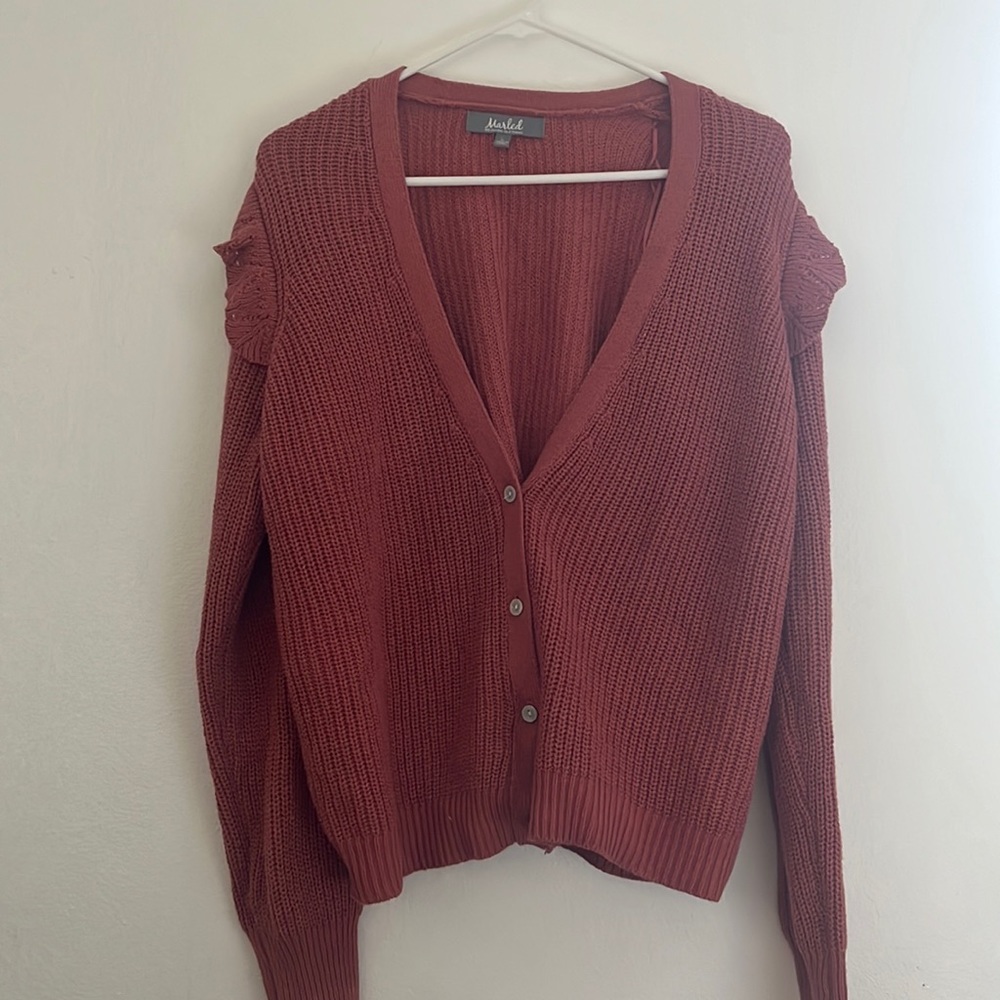 Coral pink sweater